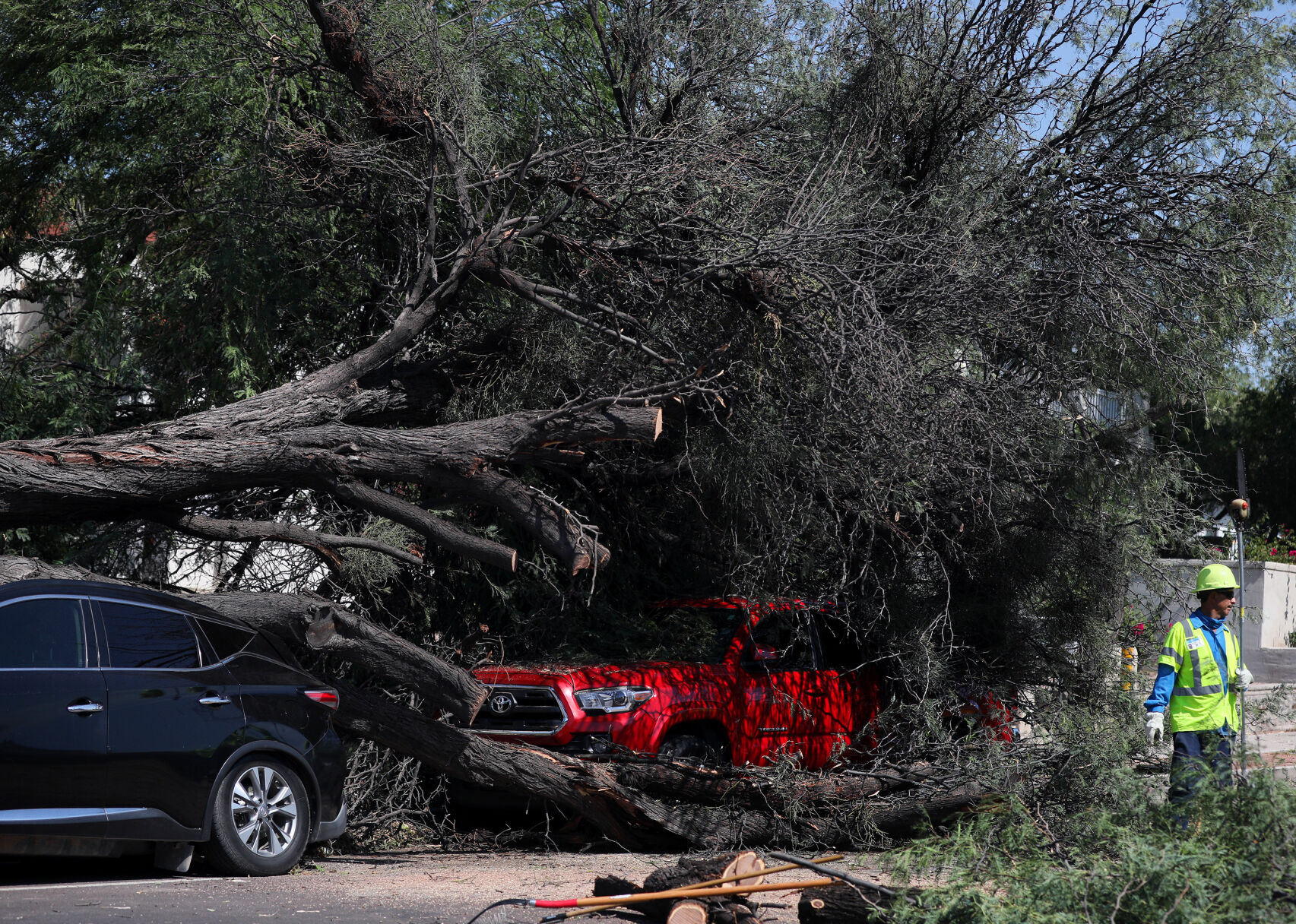 Storm damage in Tucson